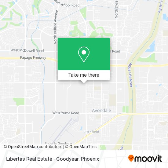 Libertas Real Estate - Goodyear map
