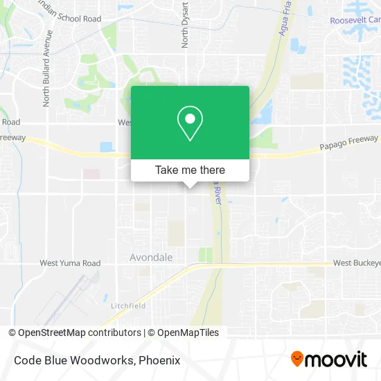 Code Blue Woodworks map