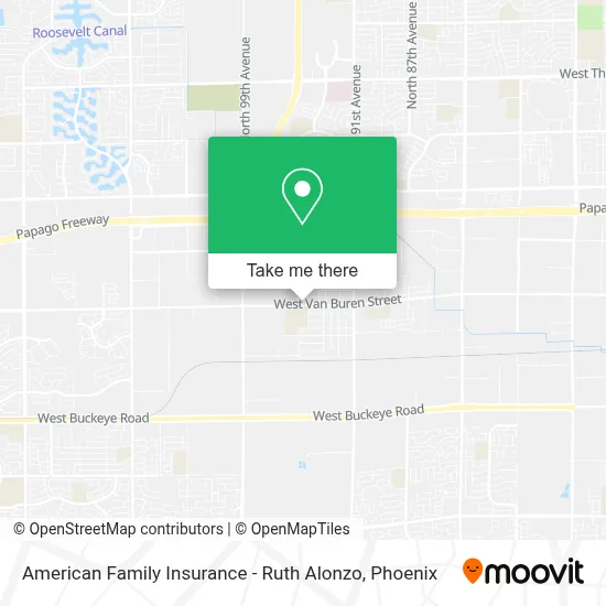 American Family Insurance - Ruth Alonzo map