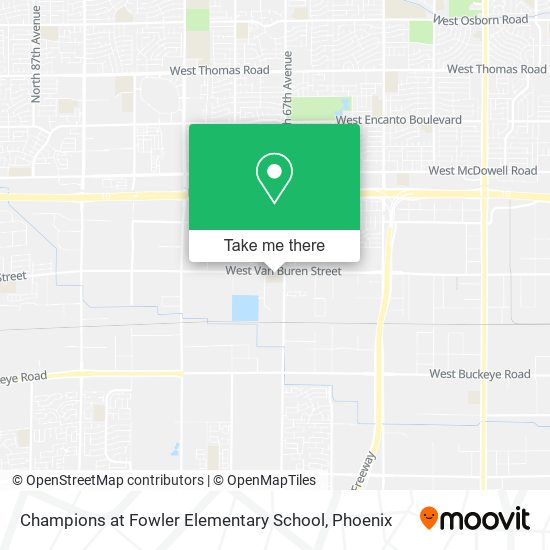 Mapa de Champions at Fowler Elementary School