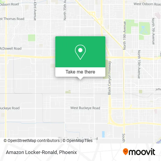 Amazon Locker-Ronald map