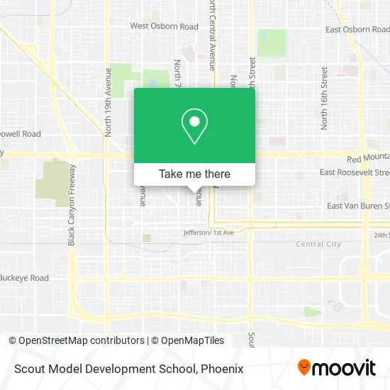 Scout Model Development School map