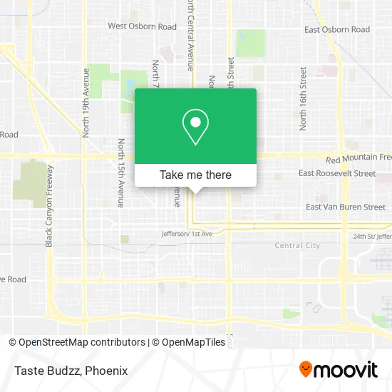 Taste Budzz map