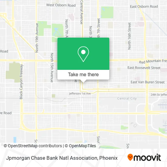 Jpmorgan Chase Bank Natl Association map