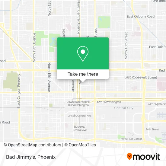 Bad Jimmy's map