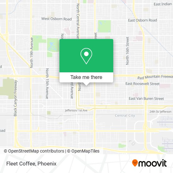 Mapa de Fleet Coffee