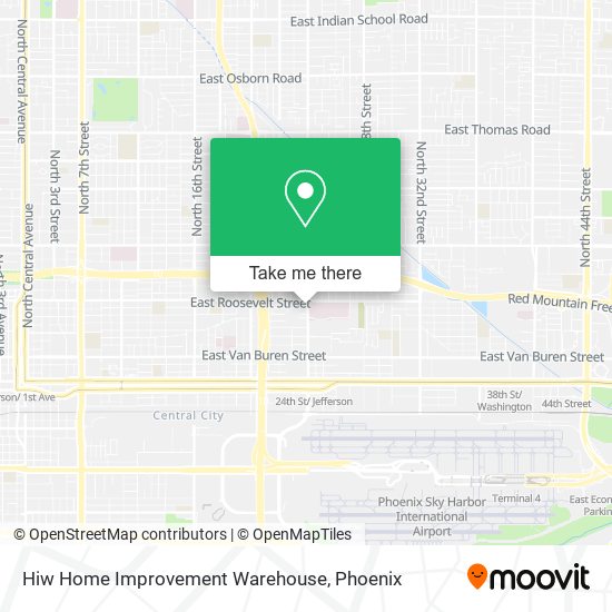Mapa de Hiw Home Improvement Warehouse