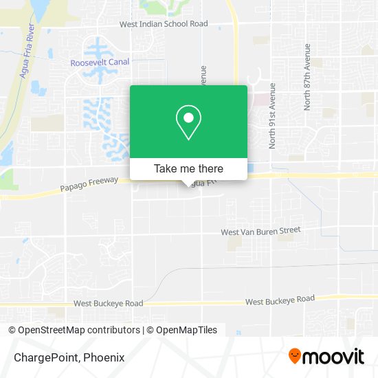 Mapa de ChargePoint