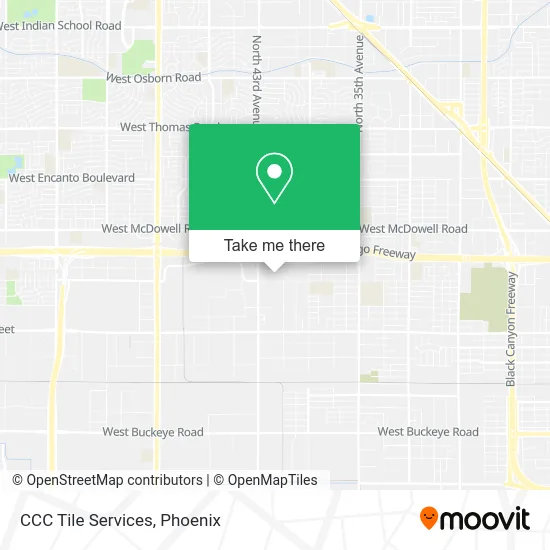 CCC Tile Services map