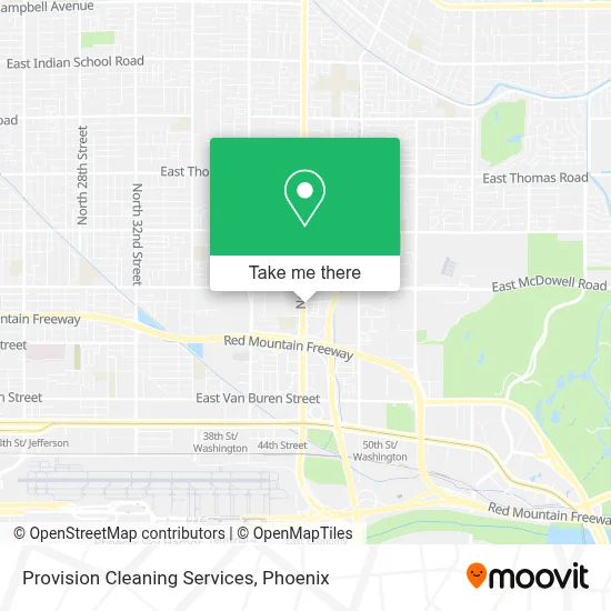 Provision Cleaning Services map