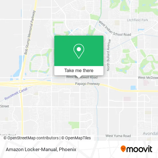Amazon Locker-Manual map