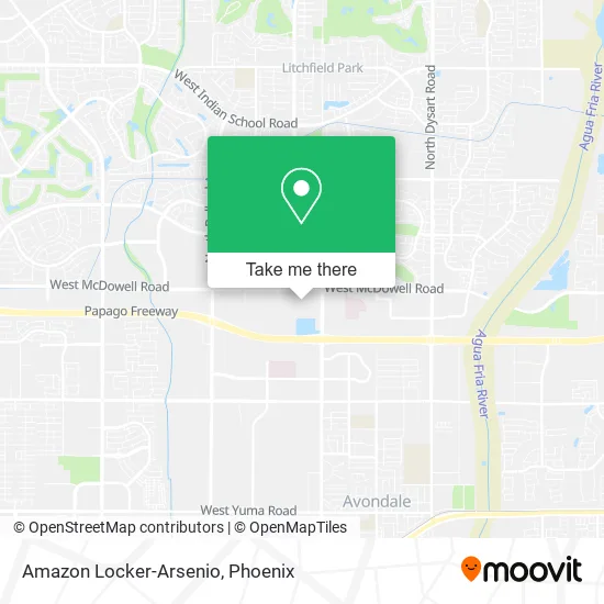 Amazon Locker-Arsenio map