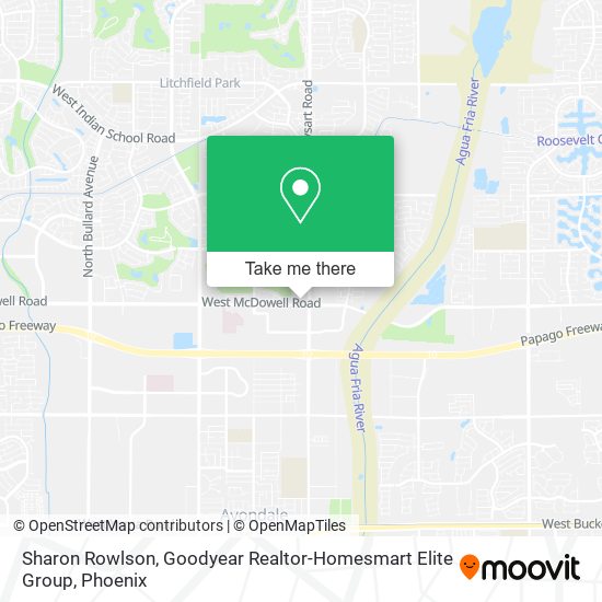 Sharon Rowlson, Goodyear Realtor-Homesmart Elite Group map