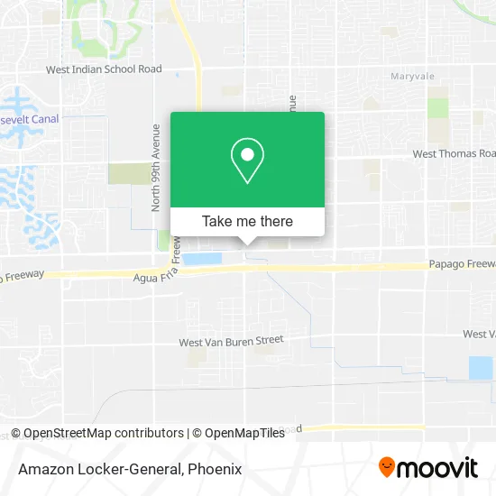 Amazon Locker-General map