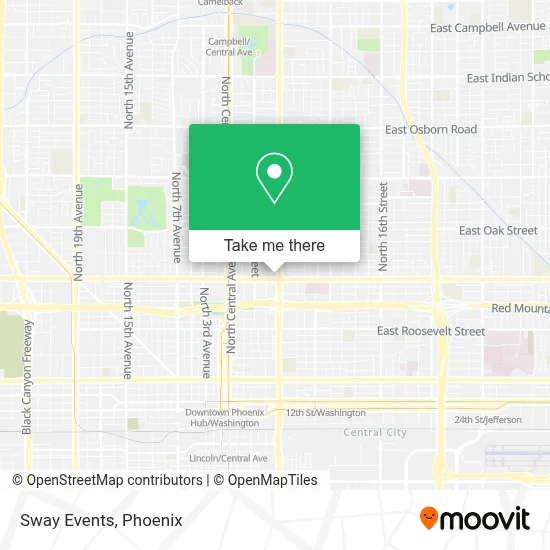 Sway Events map