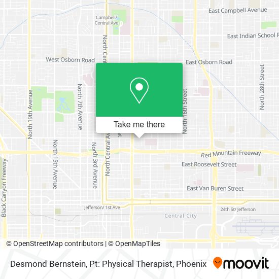 Mapa de Desmond Bernstein, Pt: Physical Therapist