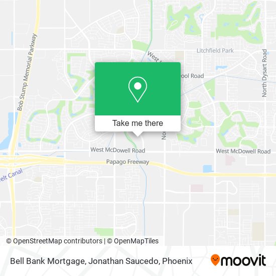 Bell Bank Mortgage, Jonathan Saucedo map