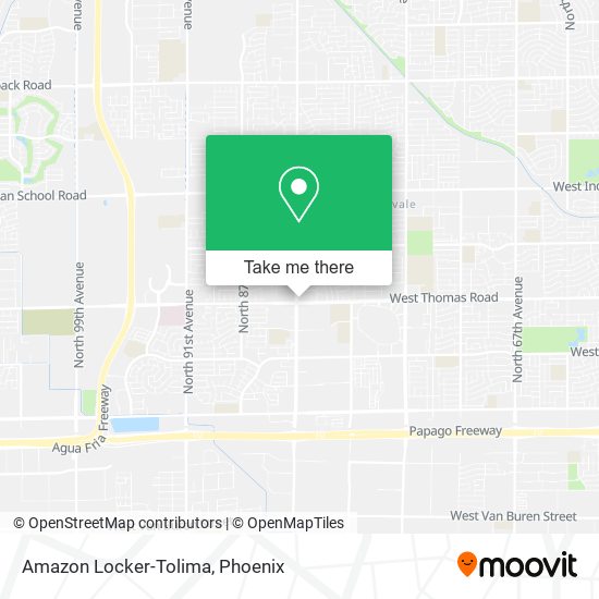 Amazon Locker-Tolima map