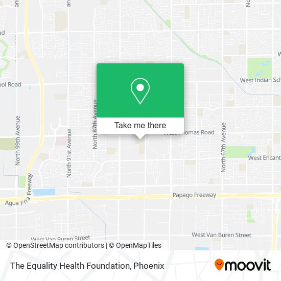 Mapa de The Equality Health Foundation