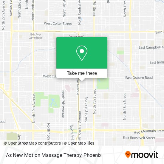 Az New Motion Massage Therapy map