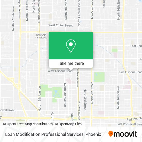 Mapa de Loan Modification Professional Services