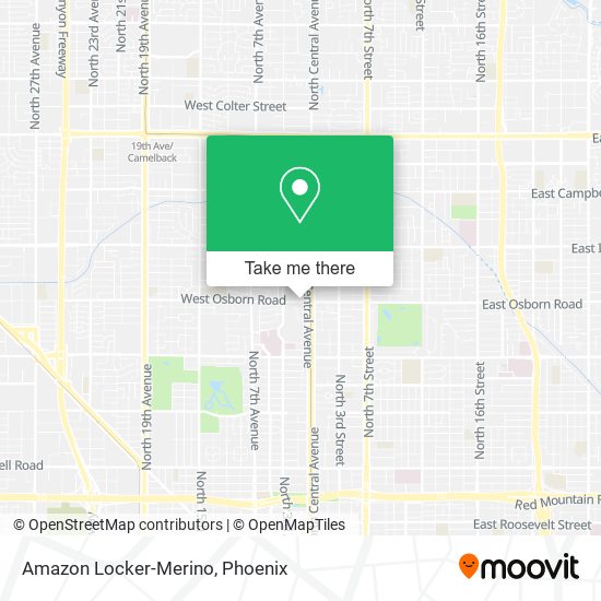 Amazon Locker-Merino map