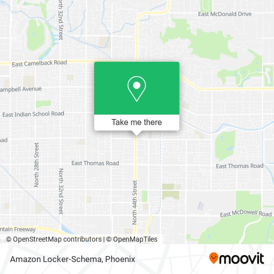 Mapa de Amazon Locker-Schema