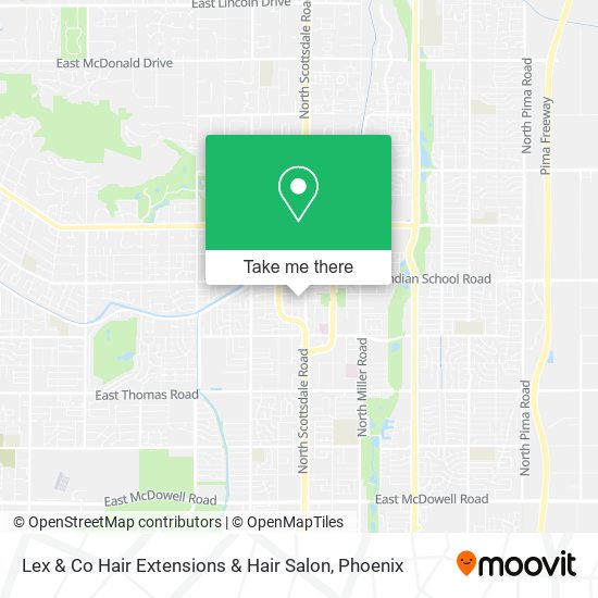 Mapa de Lex & Co Hair Extensions & Hair Salon