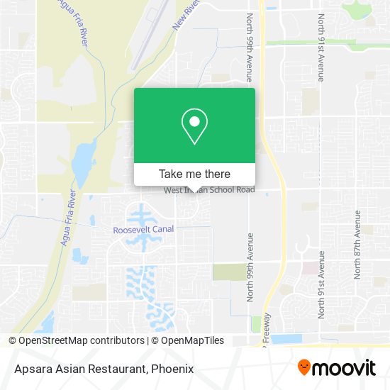 Apsara Asian Restaurant map