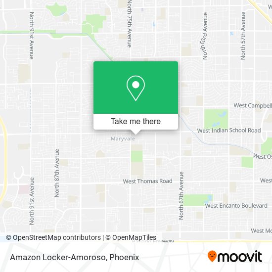 Amazon Locker-Amoroso map