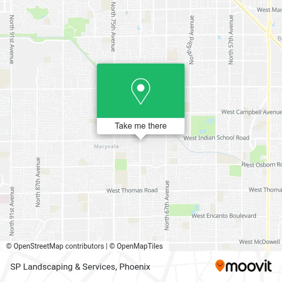 SP Landscaping & Services map