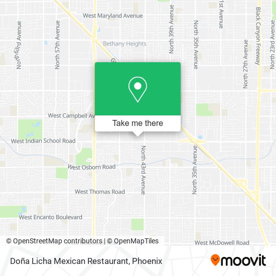 Doña Licha Mexican Restaurant map