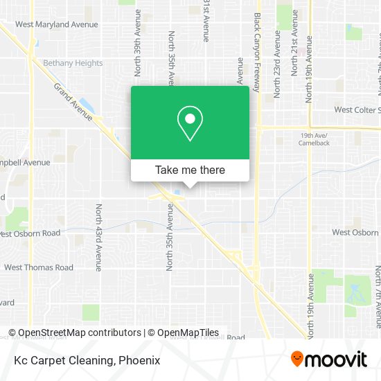 Mapa de Kc Carpet Cleaning