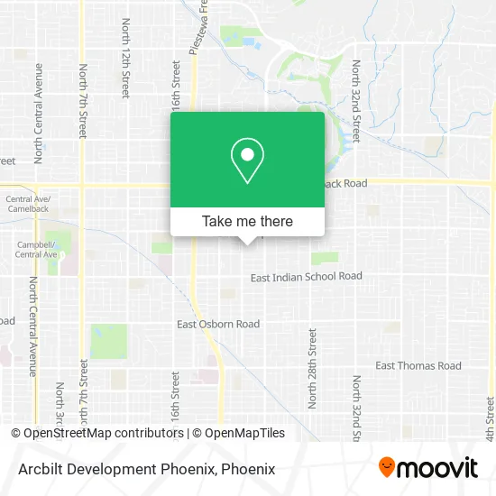 Arcbilt Development Phoenix map