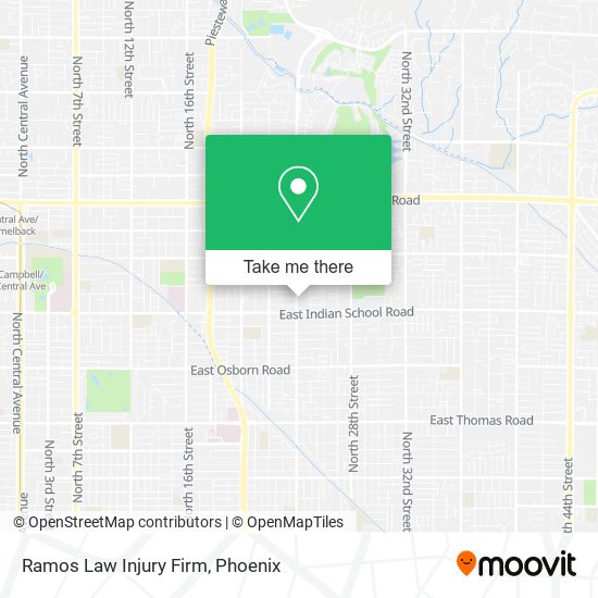 Ramos Law Injury Firm map