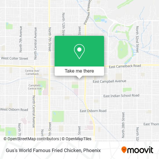 Mapa de Gus's World Famous Fried Chicken