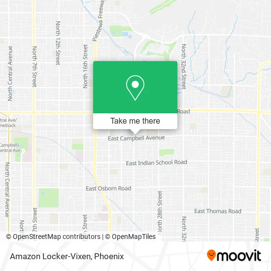 Amazon Locker-Vixen map
