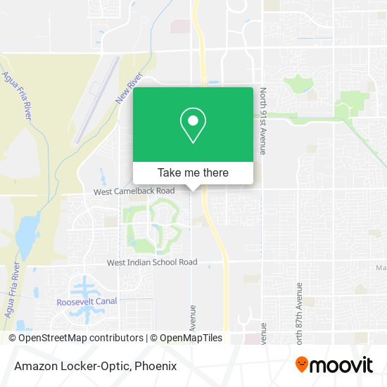 Amazon Locker-Optic map