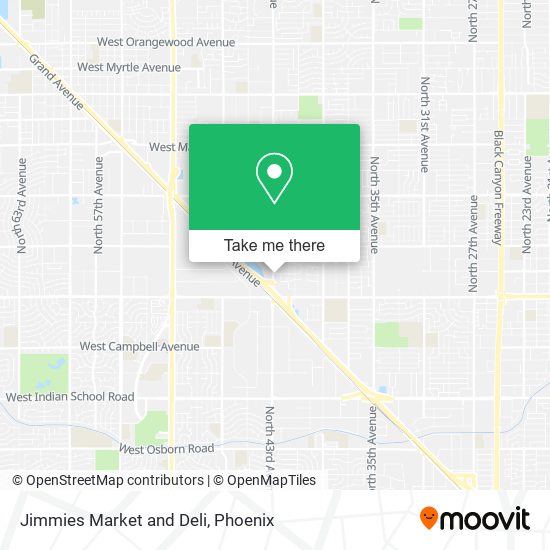 Jimmies Market and Deli map