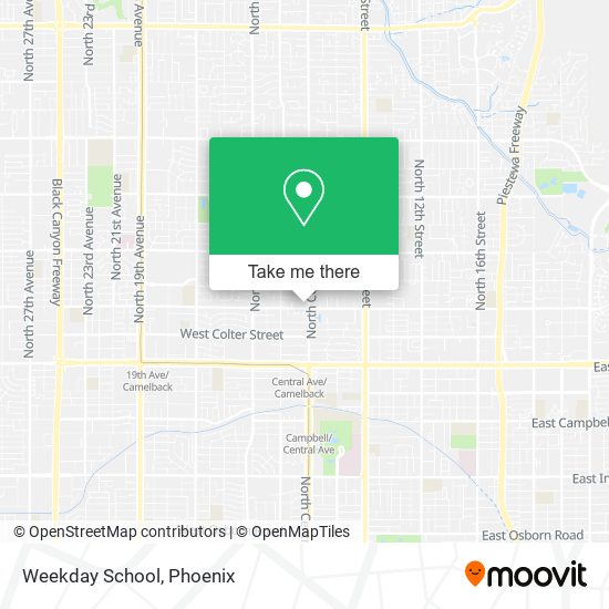 Weekday School map