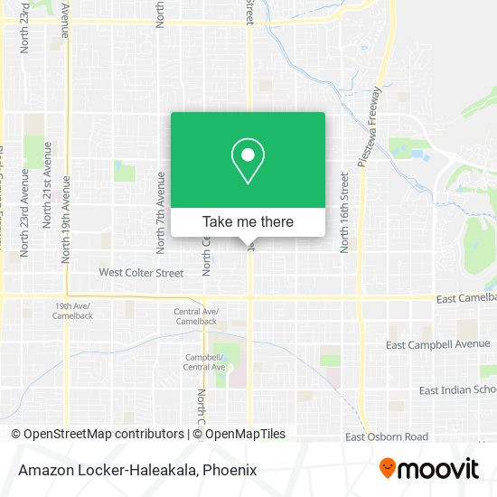 Mapa de Amazon Locker-Haleakala