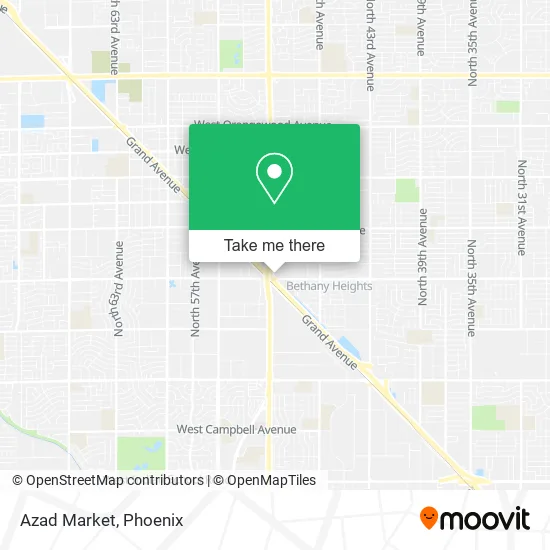Azad Market map