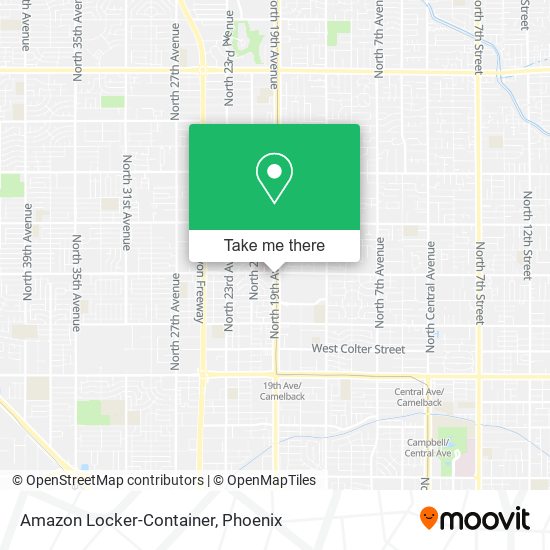 Amazon Locker-Container map