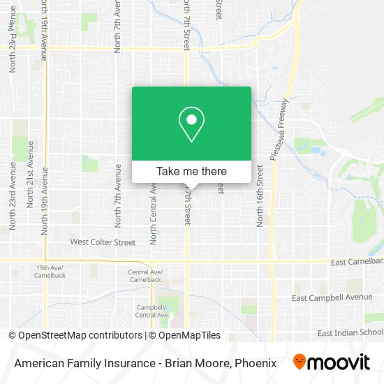 American Family Insurance - Brian Moore map