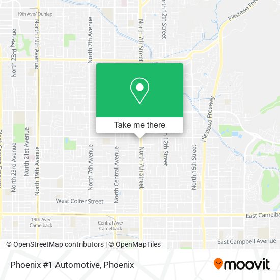 Phoenix #1 Automotive map