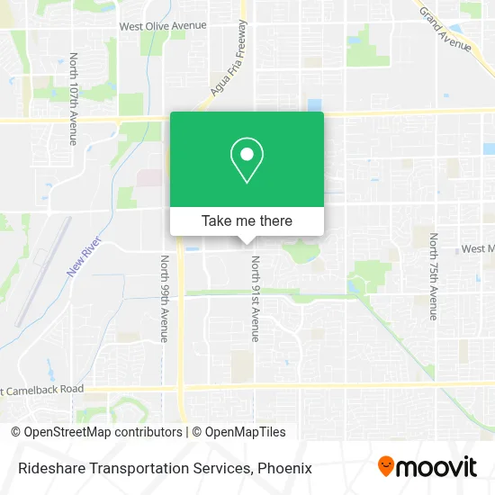 Rideshare Transportation Services map