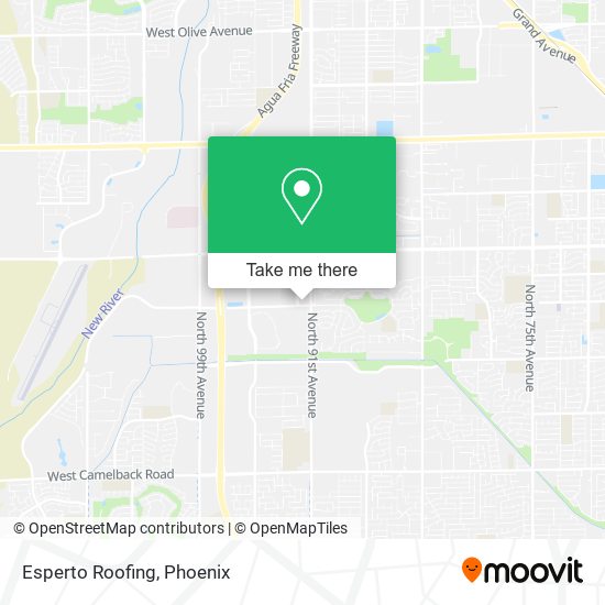 Esperto Roofing map