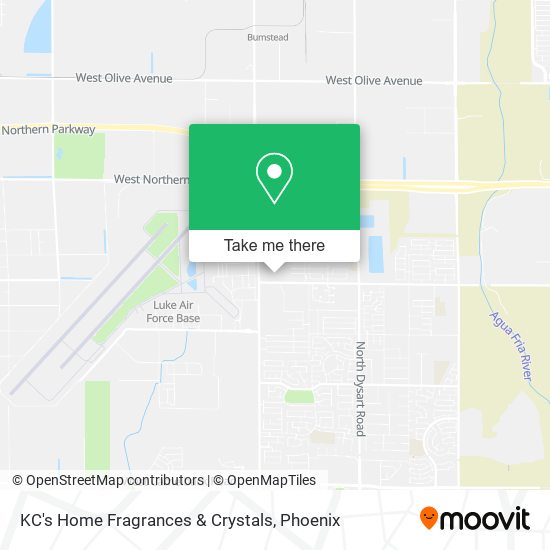 KC's Home Fragrances & Crystals map