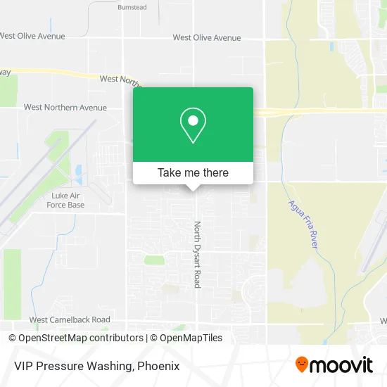 VIP Pressure Washing map