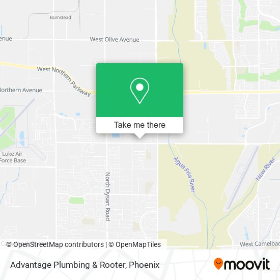 Mapa de Advantage Plumbing & Rooter